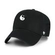 Czapka z daszkiem 47 Brand Smiley Base Runner Icon Clean Up czarna