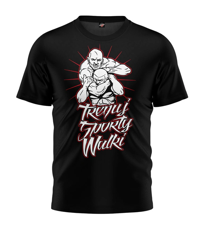 Koszulka męska T-shirt Public Enemy Trenuj Sporty Walki 2 czarna