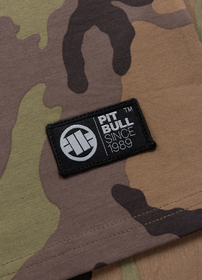 Koszulka męska tank top Pitbull Small Hilltop woodland camo