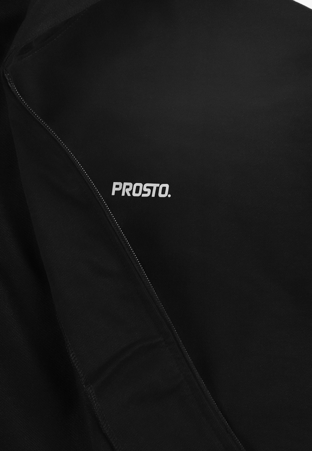 Bluza męska z kapturem oversize Prosto Brons czarna