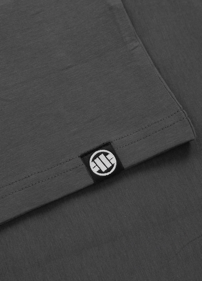 Koszulka męska T-Shirt Pit Bull Pitbull USA CAL Slim Fit grafitowa