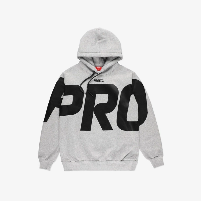 Bluza męska Prosto Klasyk Zorvex hoodie szara