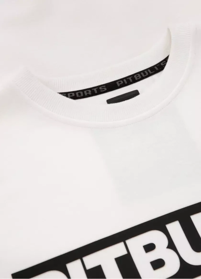 Bluza męska Pitbull Beyer Pit Bull crewneck biała