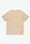 Koszulka męska t-shirt Prosto Big Shield beżowa