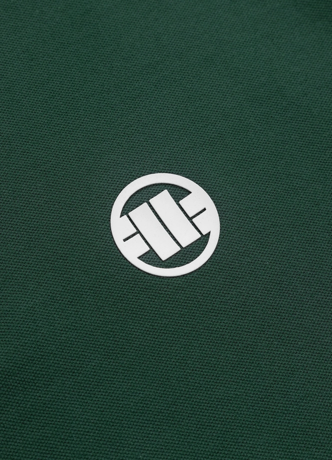 Koszulka męska Polo Pitbull Pique Stripes Regular zielona