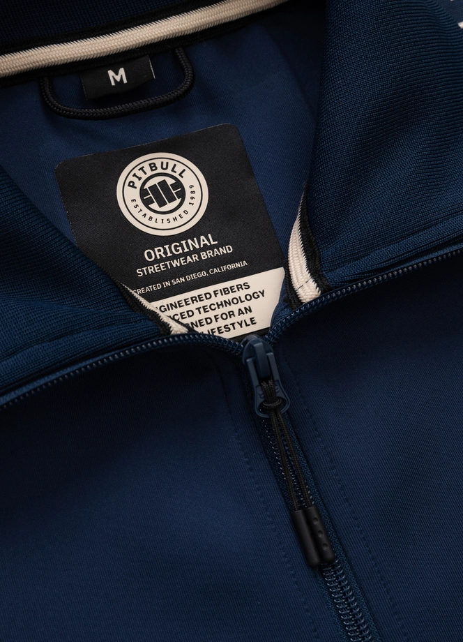 Bluza męska rozpinana Pitbull Pit Bull Powers niebieska