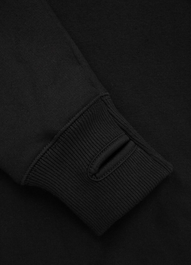 Bluza bez kaptura Pitbull Pit Bull Orange Logo crewneck black