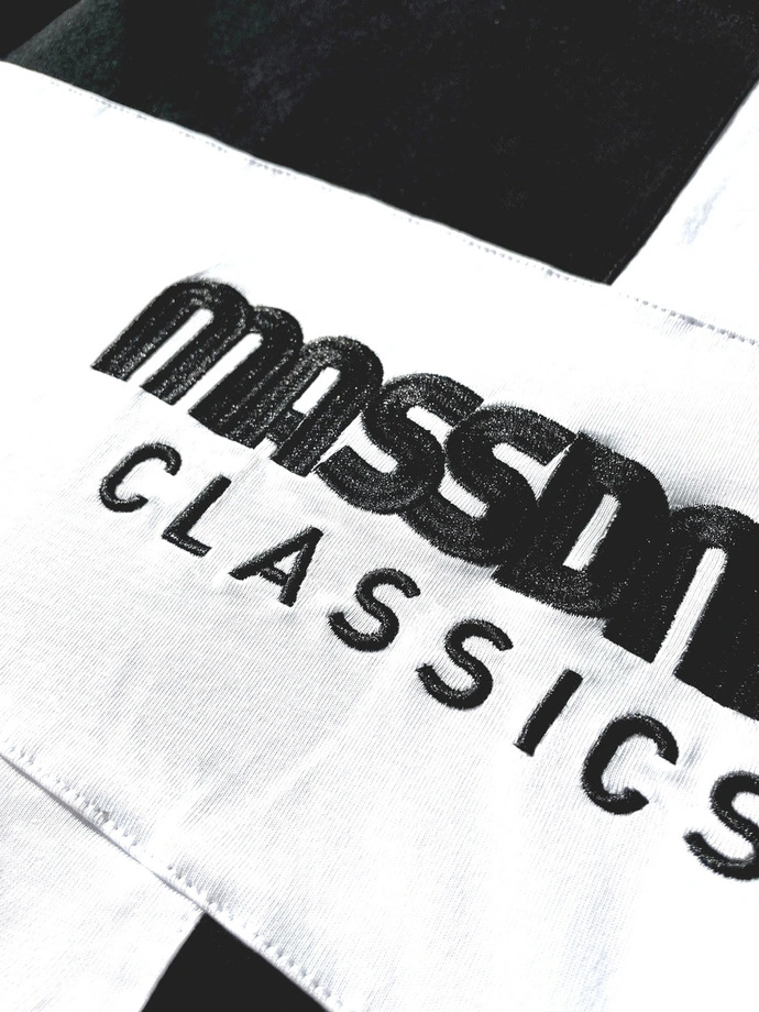 Koszulka męska t-shirt Mass Dnm Tony czarno/biała