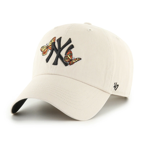 Czapka z daszkiem 47 Brand New York Yankees Bone Icon Clean Up kremowa