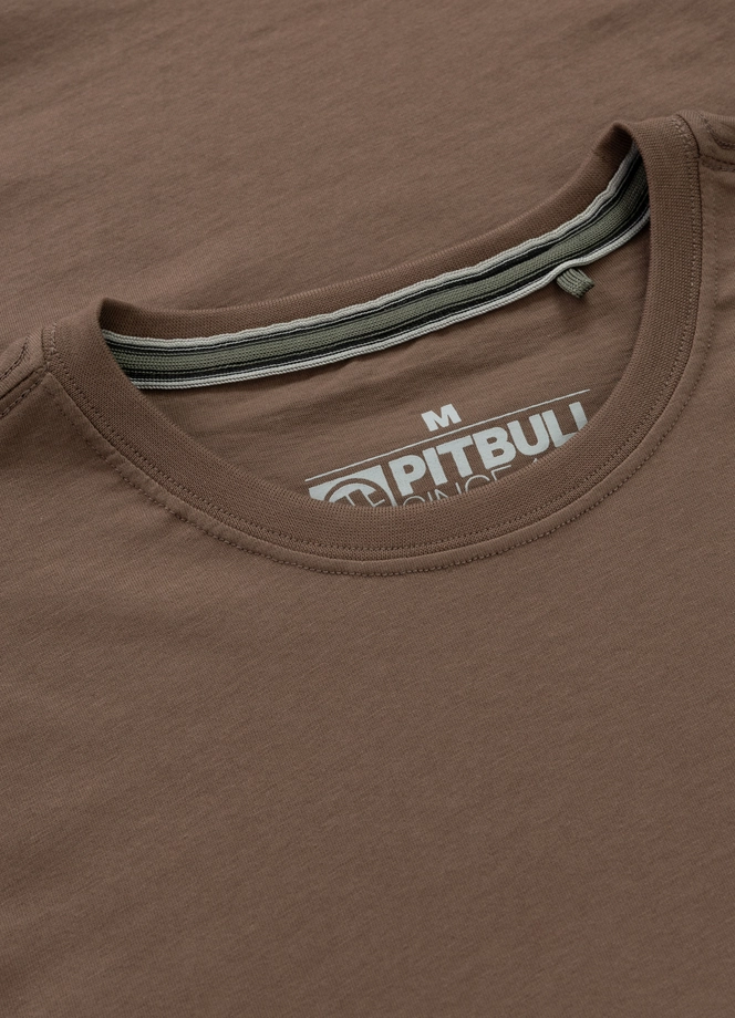 Koszulka męska T-Shirt Pit Bull Pitbull Troublemaker ciemno brązowa