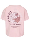 Koszulka damska T-shirt oversize Pit Bull Planet Surf różowa