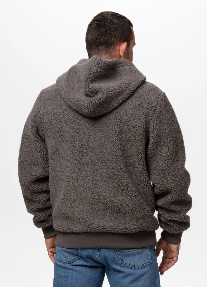 Bluza męska rozpinana z kapturem Pit Bull Galaxy taupe