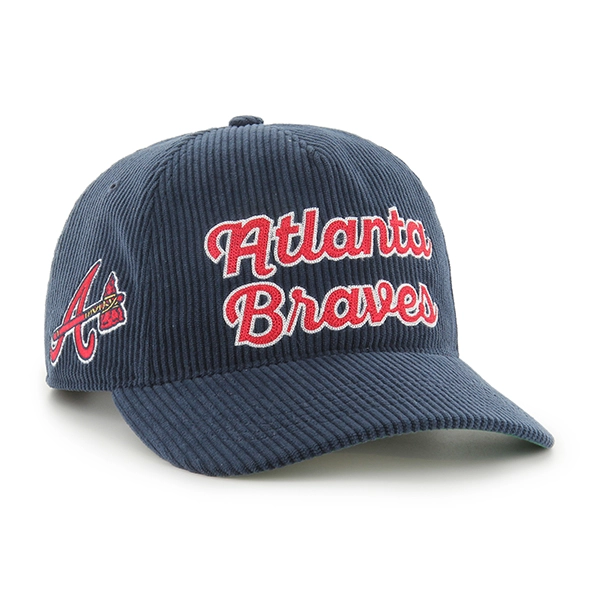 Czapka z daszkiem 47 Brand Atlanta Braves Navy Chainscript granatowa