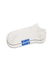 Skarpety Happy Socks 3-Pack Solid Low Socks białe