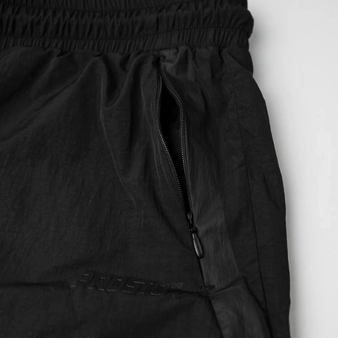 Spodnie męskie dresowe jogger Prosto Contrast czarne