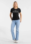 Koszulka t-shirt damska Pit Bull Pitbull USA CAL czarna