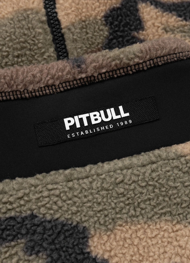 Bluza męska polarowa rozpinana Pit Bull Joyner woodland camo