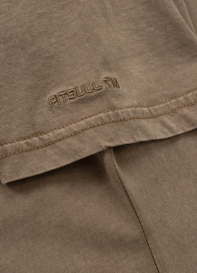 Koszulka damska T-shirt Pit Bull Angel Logo coyote brązowa