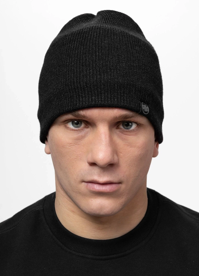 Czapka zimowa Pitbull Beanie Hansel czarna