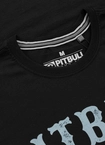Koszulka męska T-Shirt Pit Bull Pitbull Strenght & Respect czarna