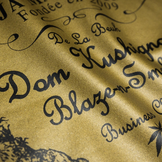 Koszulka męska T-shirt Ganja Mafia Dom czarny