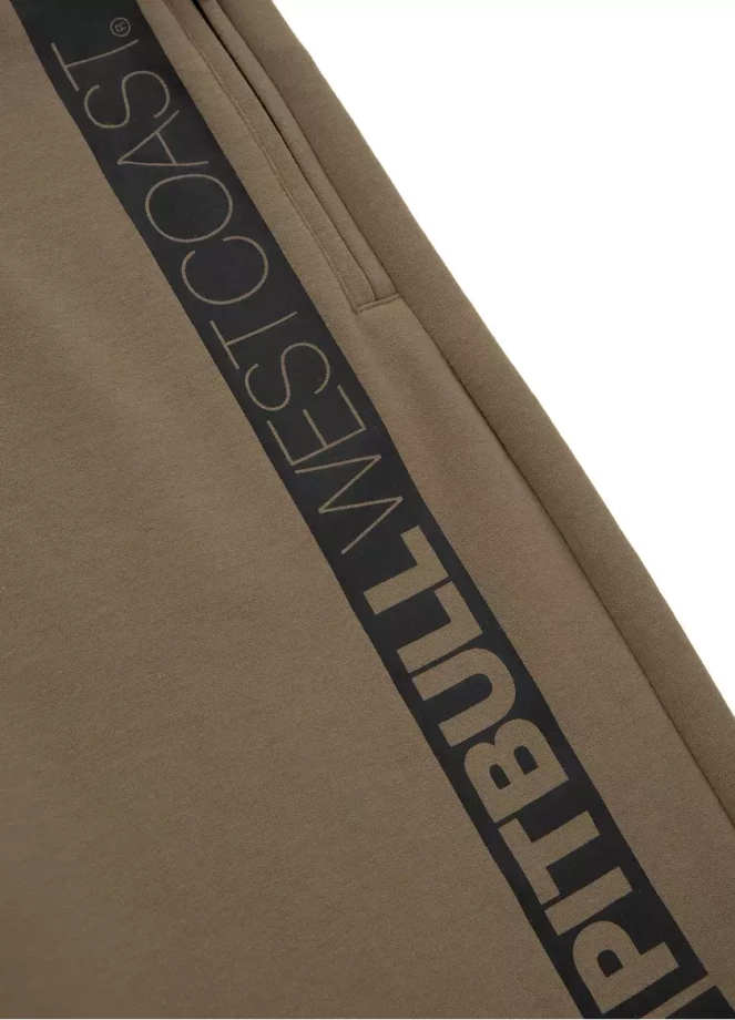 Spodenki szorty dresowe męskie Pit Bull Saturn Pitbull brązowe