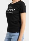 Koszulka t-shirt damska Pit Bull Pitbull USA CAL czarna