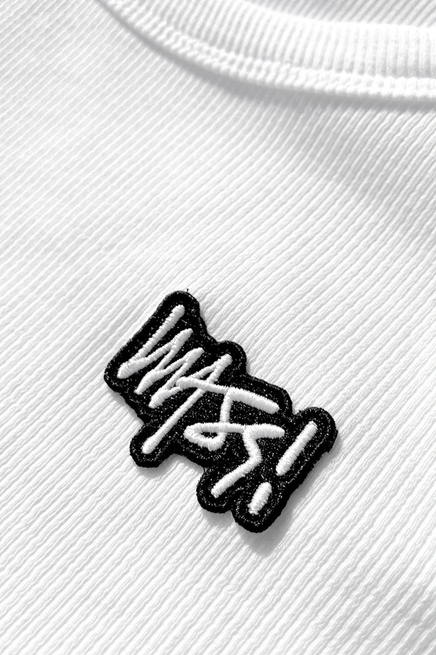 Koszulka męska Tank Top Mass Dnm Signature Patch biała