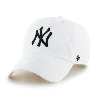 Czapka z daszkiem 47 Brand New York Yankees Clean Up biała