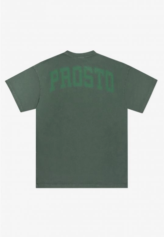 Koszulka męska t-shirt oversize Prosto Zont zielona