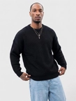 Sweter męski oversize Jigga Wear czarny