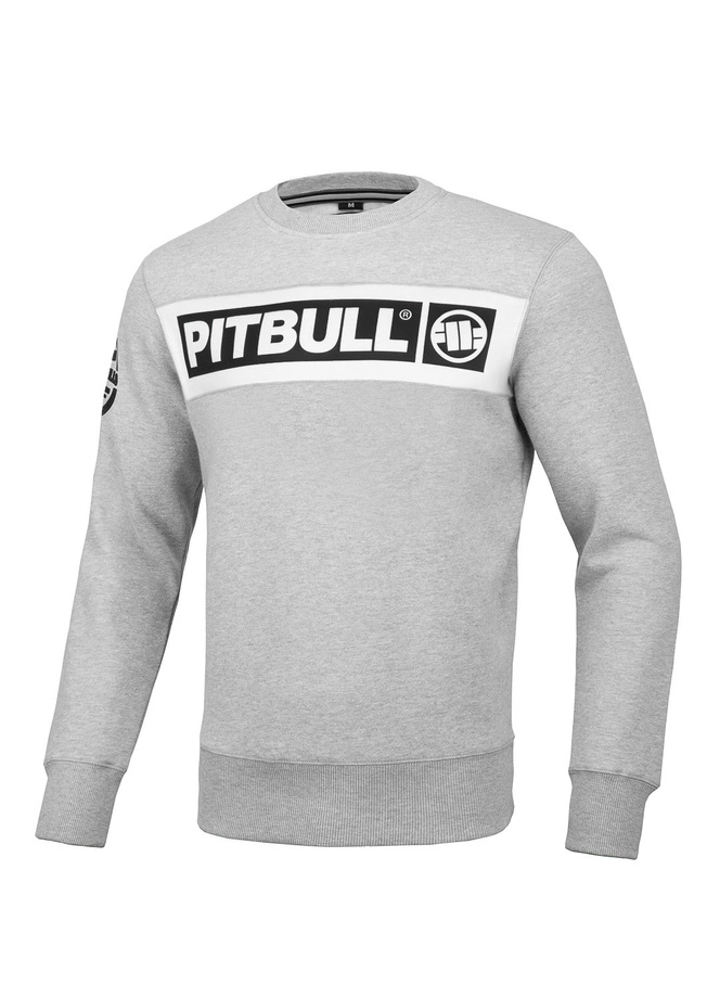 Bluza Pitbull Pit Bull Sherwood 24 crewneck szara