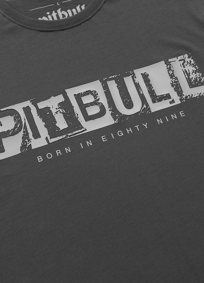 Koszulka męska T-Shirt Pitbull West Coast Blacky szary