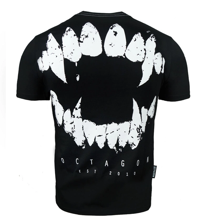 Koszulka męska T-shirt Octagon Zęby czarna