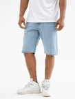 Spodenki szorty męskie jeans Jigga Wear Crown Pocket jasne niebieskie