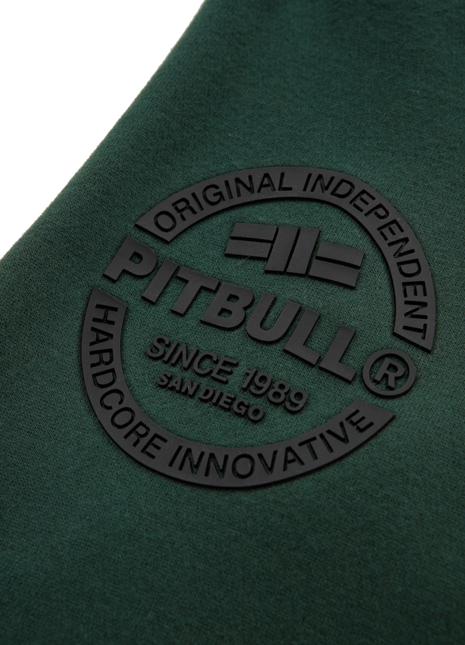 Bluza męska z kapturem Pitbull Pit Bull Sherwood 24 hooded zielona