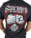 Koszulka męska T-shirt Ciemna Strefa Szacunek czarna