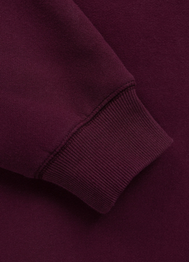 Bluza damska z kapturem Pitbull Tulla San Diego bordowa