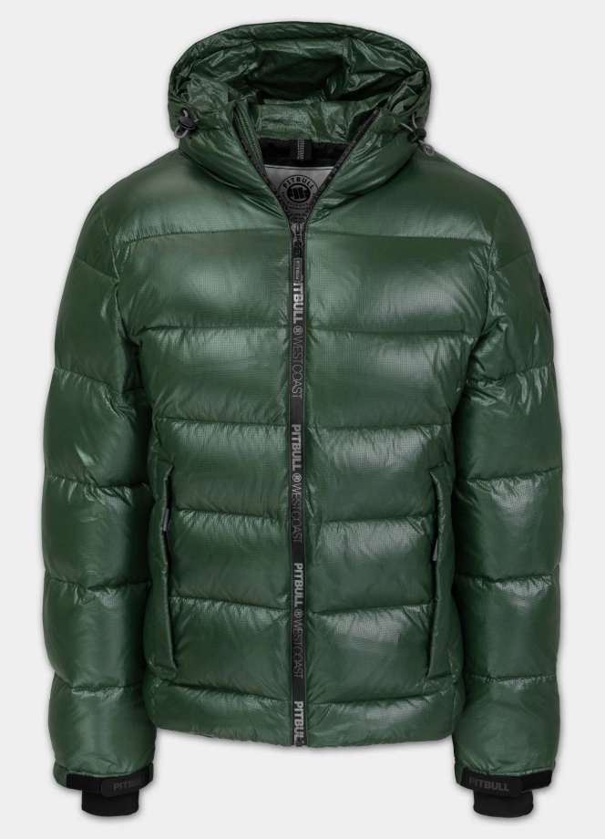 Kurtka zimowa męska Pit Bull Pepperwood butelkowa zieleń