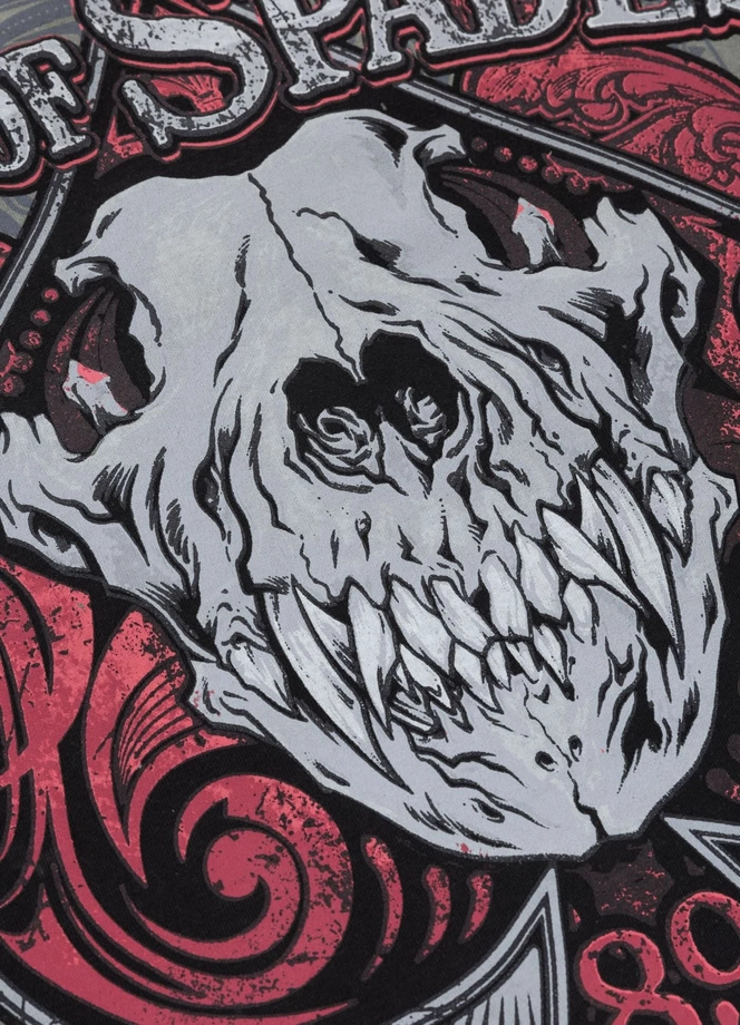 Koszulka męska T-Shirt Pit Bull Pitbull Denim Washed Raw Ace Of Spades zielona