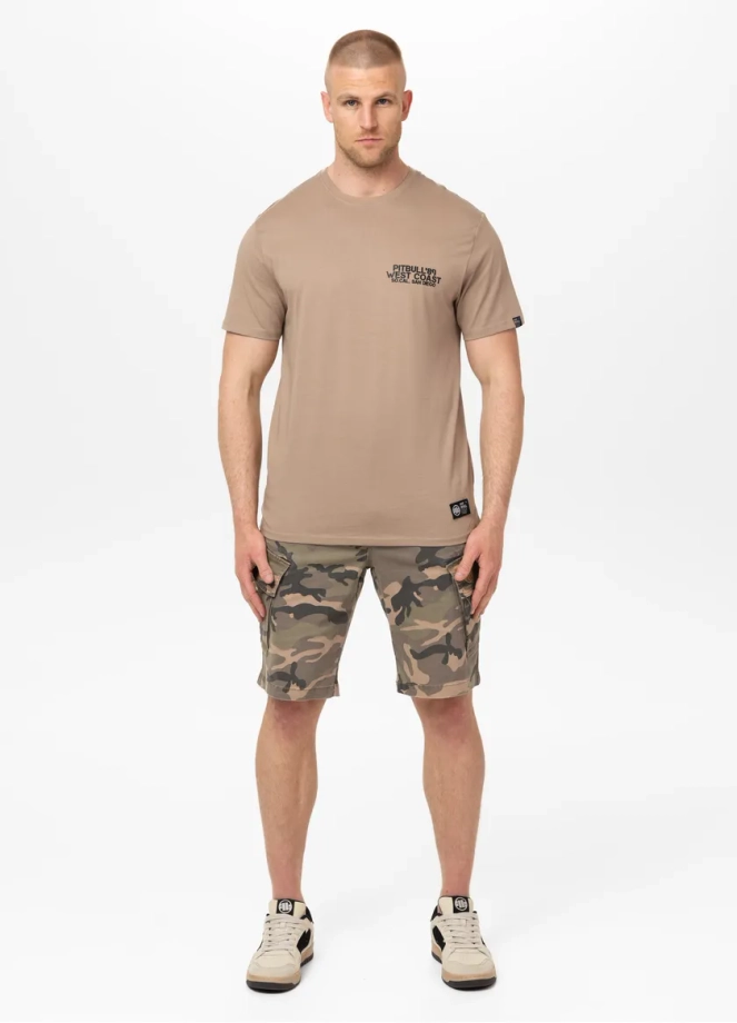 Koszulka męska T-Shirt Pit Bull Pitbull Driving beżowa