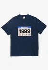 Koszulka męska t-shirt Prosto Runner granatowa