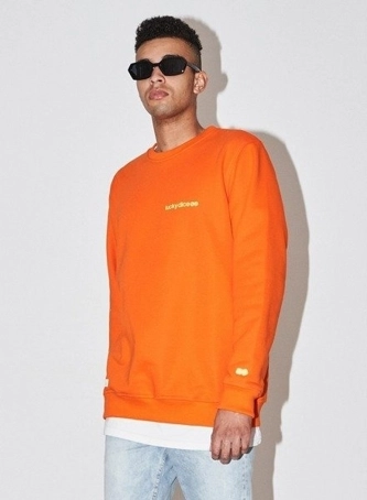 Bluza Lucky Dice Tie Dice Back orange