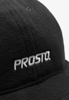 Czapka z daszkiem polarowa Prosto Fleece czarna