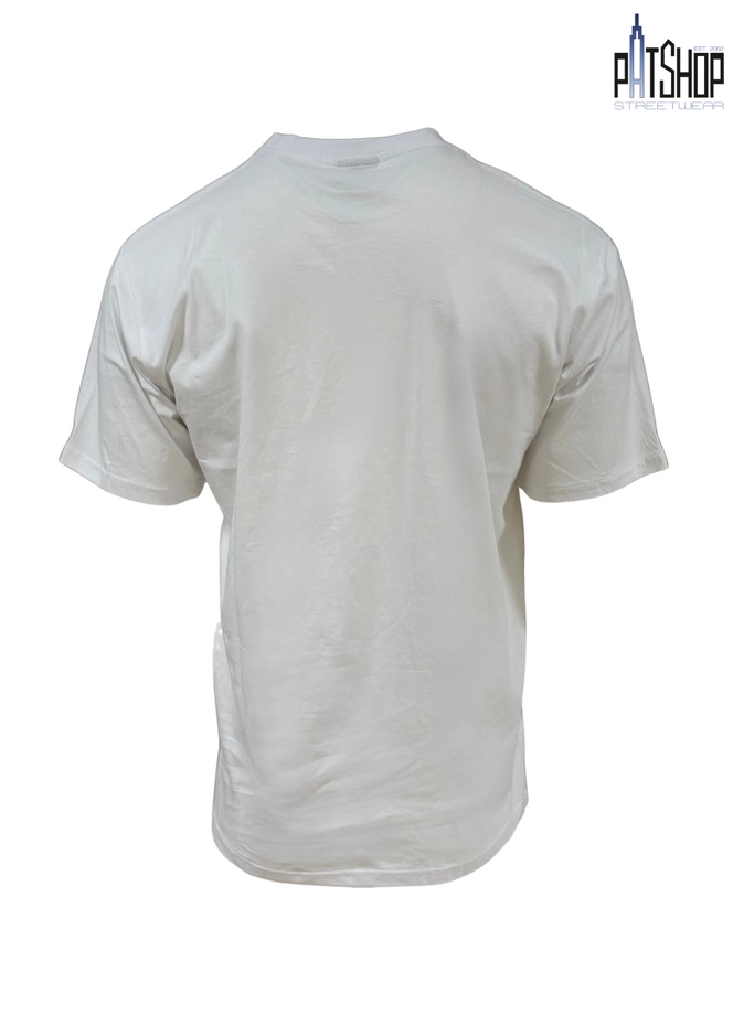 Koszulka męska t-shirt Prosto Varsity biała