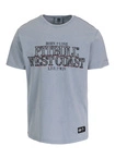 Koszulka męska T-Shirt Pit Bull Pitbull Denim Washed Ace Of Spades II niebieska