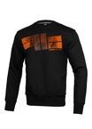 Bluza bez kaptura Pitbull Pit Bull Orange Logo crewneck black