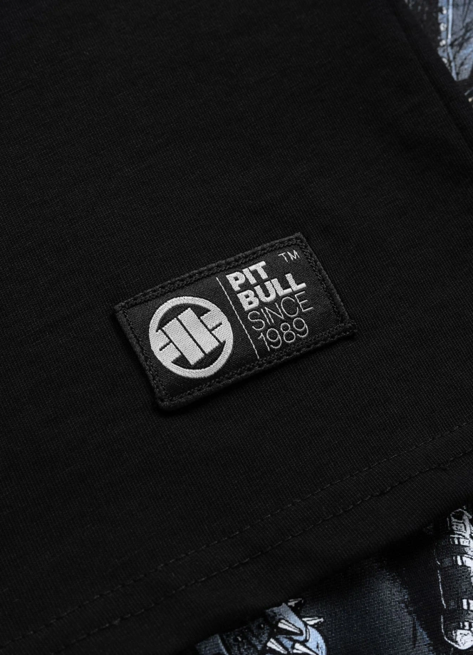 Koszulka męska T-Shirt Pit Bull Rebel Born czarna
