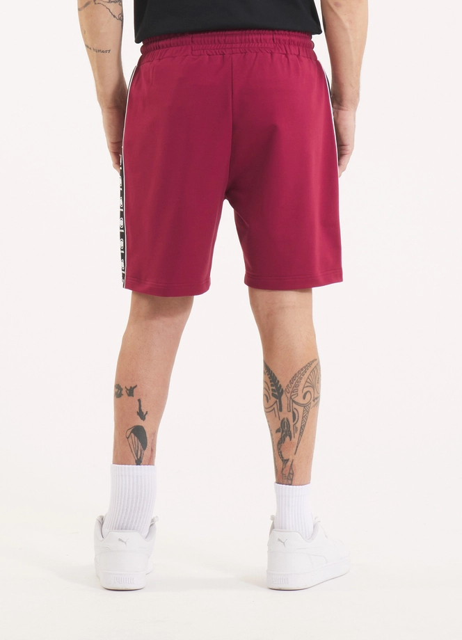 Spodenki szorty dresowe męskie Pitbull Pit Bull Tape Nugget bordowe