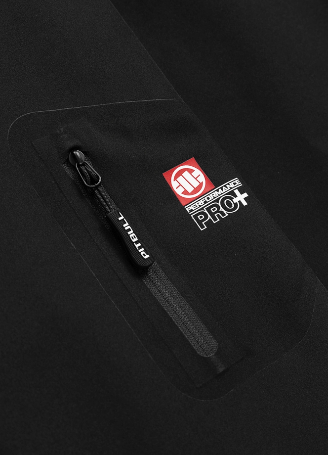 Kurtka męska przejściowa wiosenna Pit Bull Softshell Rockfish II czarna